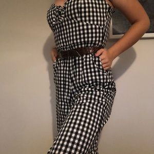 Gingham jumpsuit